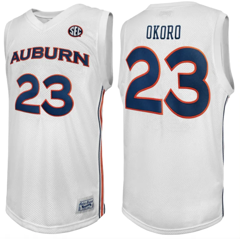 Auburn Tigers Isaac Okoro Throwback Jersey sold by Original Retro Brand