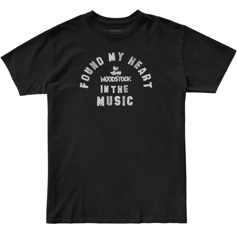 Woodstock In The Music 100% Cotton Tee sold by Original Retro Brand