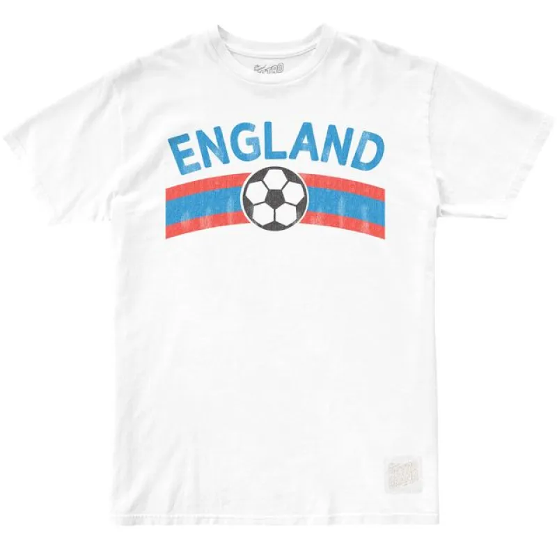 England Soccer 100% Cotton Tee sold by Original Retro Brand