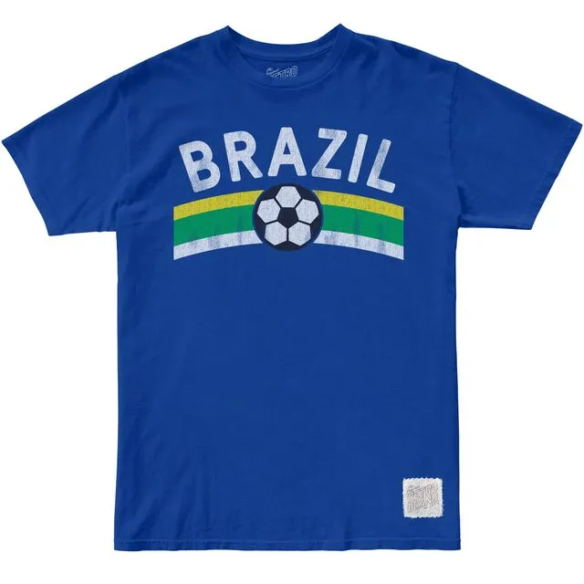 Brazil Soccer 100% Cotton SS Crew Tee sold by Original Retro Brand