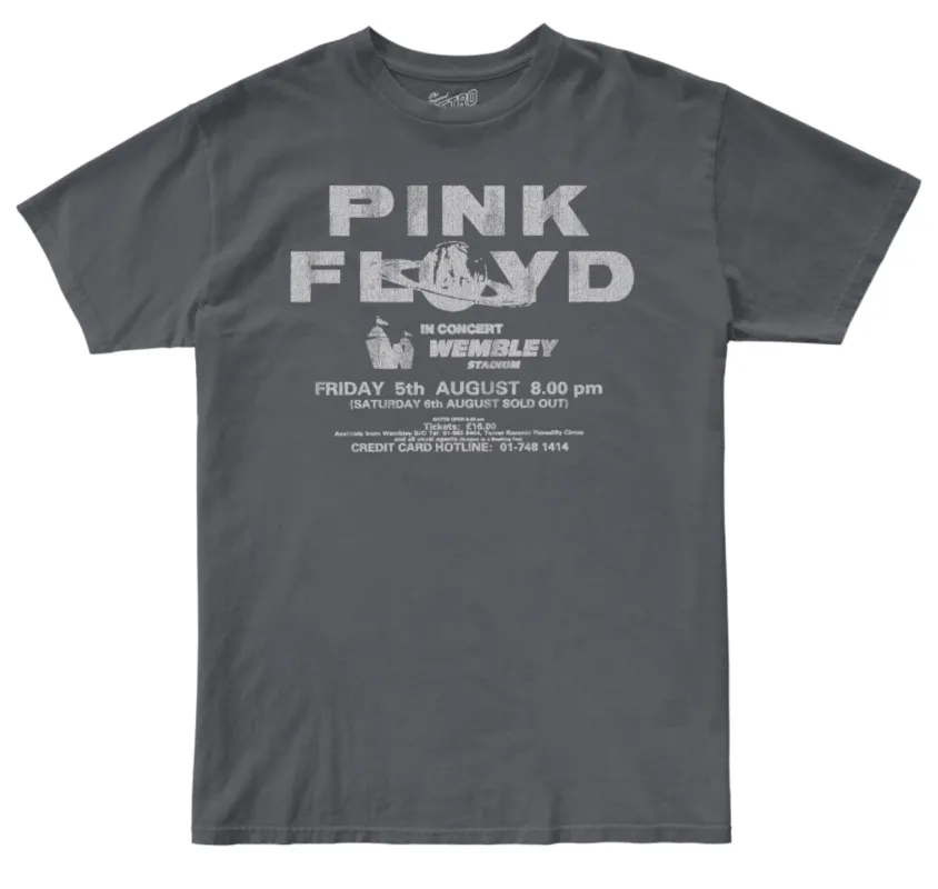 Pink Floyd Live at Wembley 100% Cotton Tee sold by Original Retro Brand