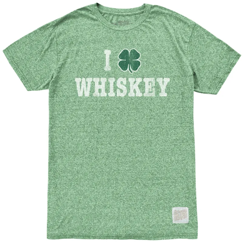 I Shamrock Whiskey Mock Twist Tee sold by Original Retro Brand