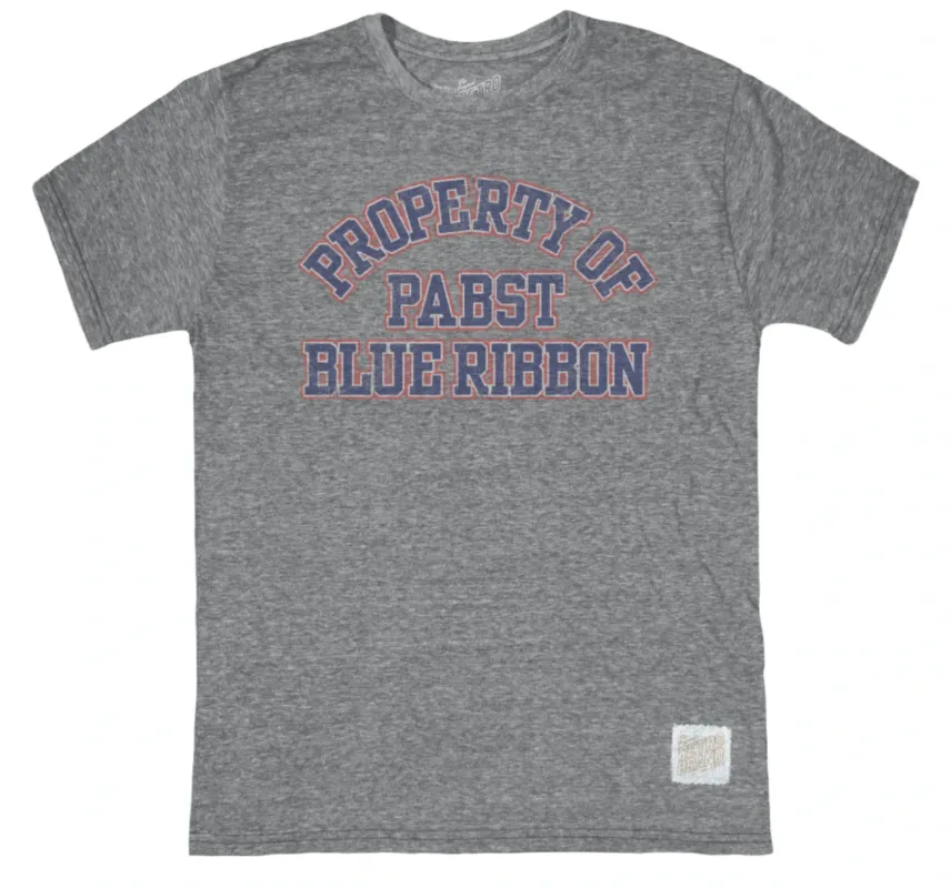 Property of PBR Tri-Blend Tee made by Original Retro Brand