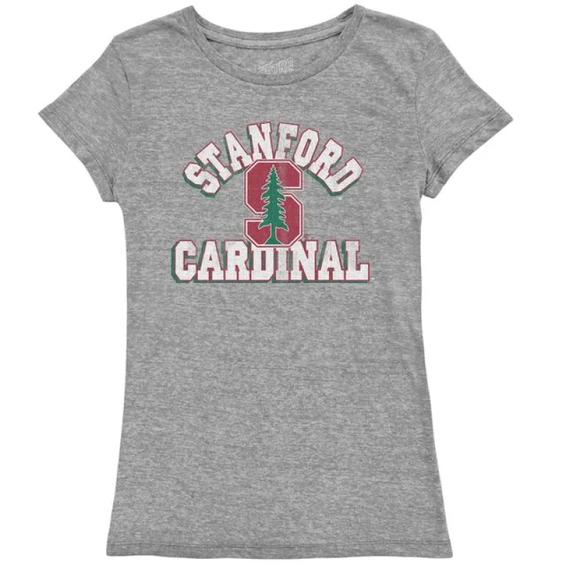 Stanford Cardinal Women's Tri-blend crew tee sold by Original Retro Brand
