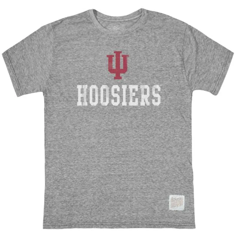 Indiana Hoosiers Tri-Blend Tee sold by Original Retro Brand