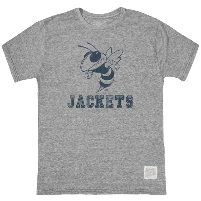 Georgia Tech Yellow Jackets Tri-Blend Tee sold by Original Retro Brand