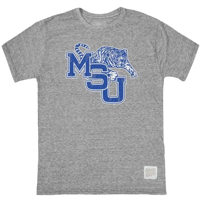 Memphis Tigers Tri-Blend Tee sold by Original Retro Brand