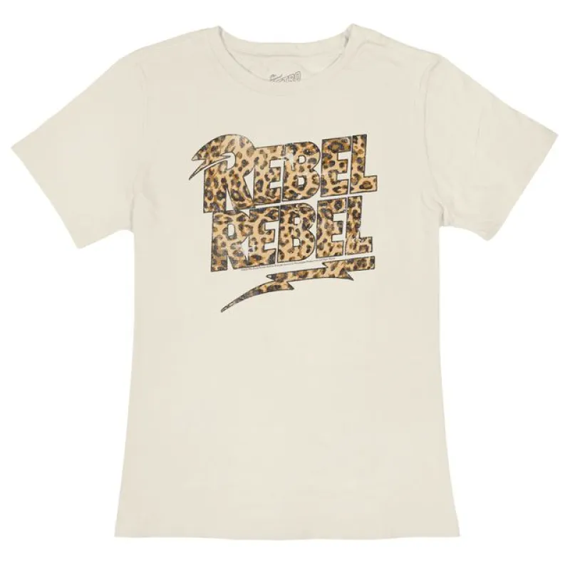 Rebel Rebel Women's Crew Tee sold by Original Retro Brand