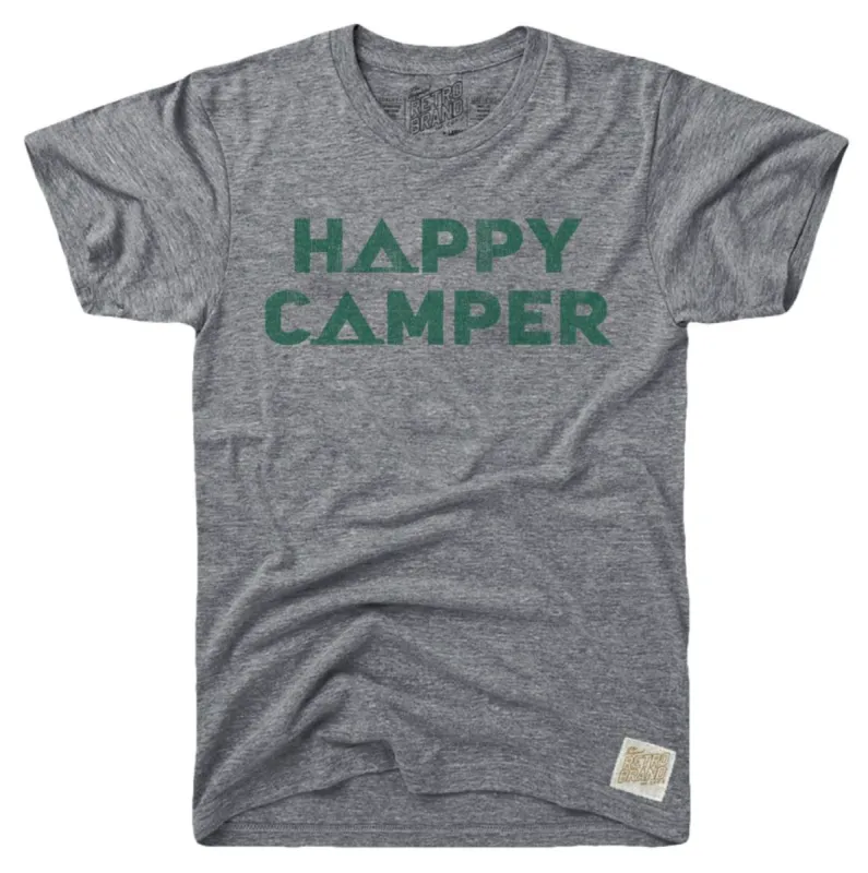 Happy Camper Tri-Blend Tee sold by Original Retro Brand