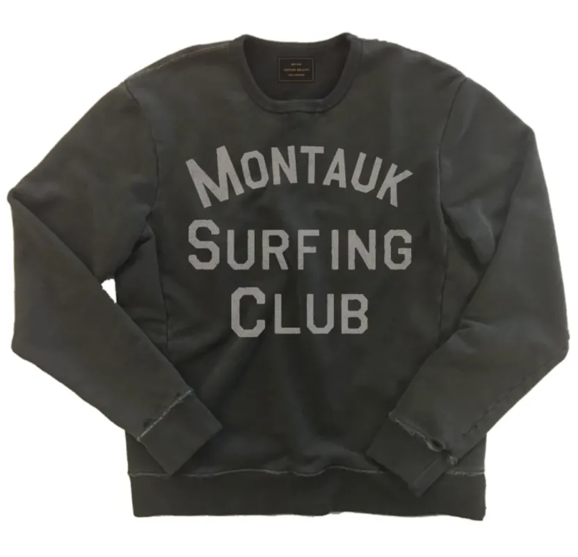 Montauk Surfing Club Black Label Sweatshirt made by Black Label