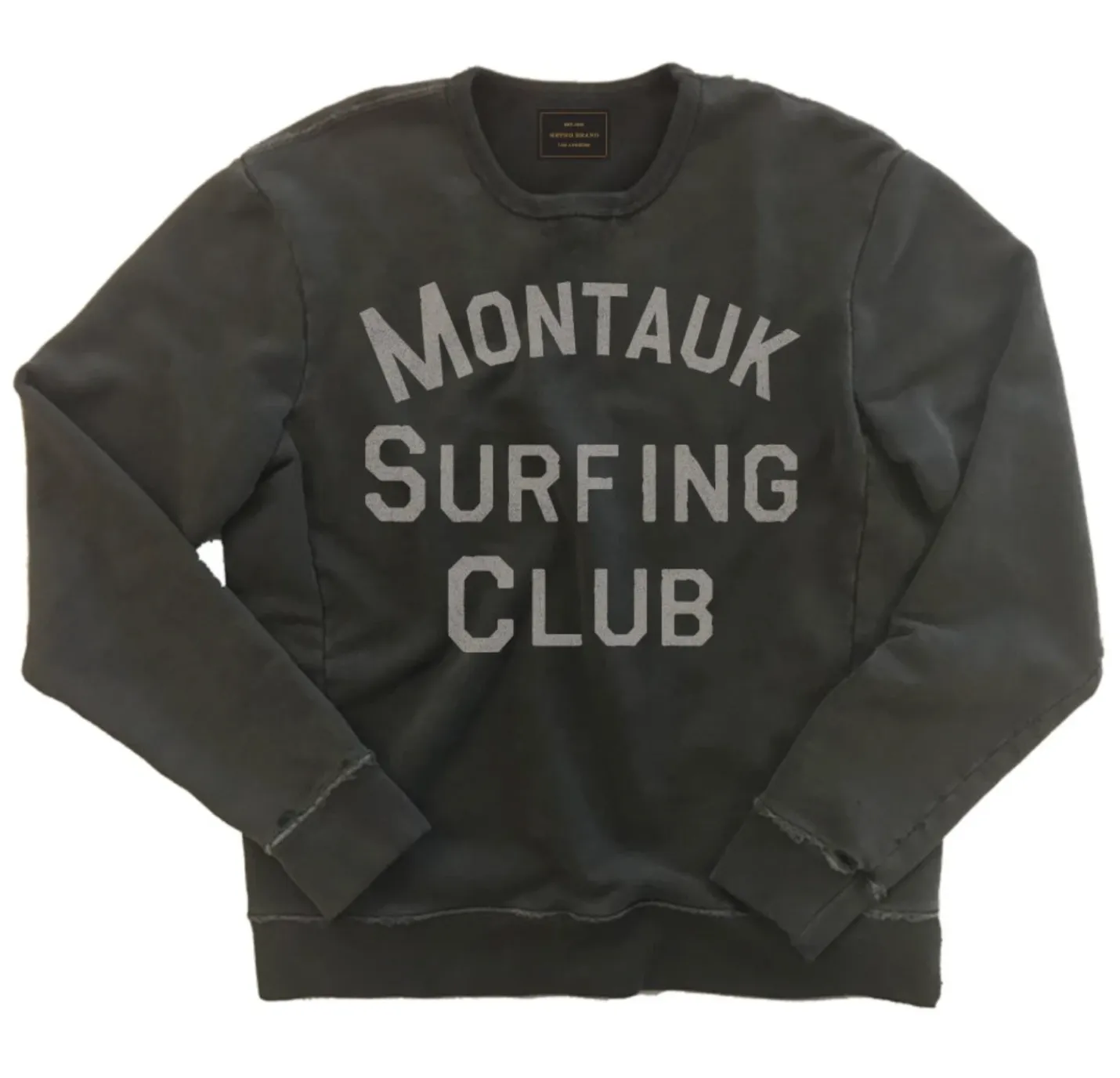 Montauk Surfing Club Black Label Sweatshirt sold by Original Retro Brand