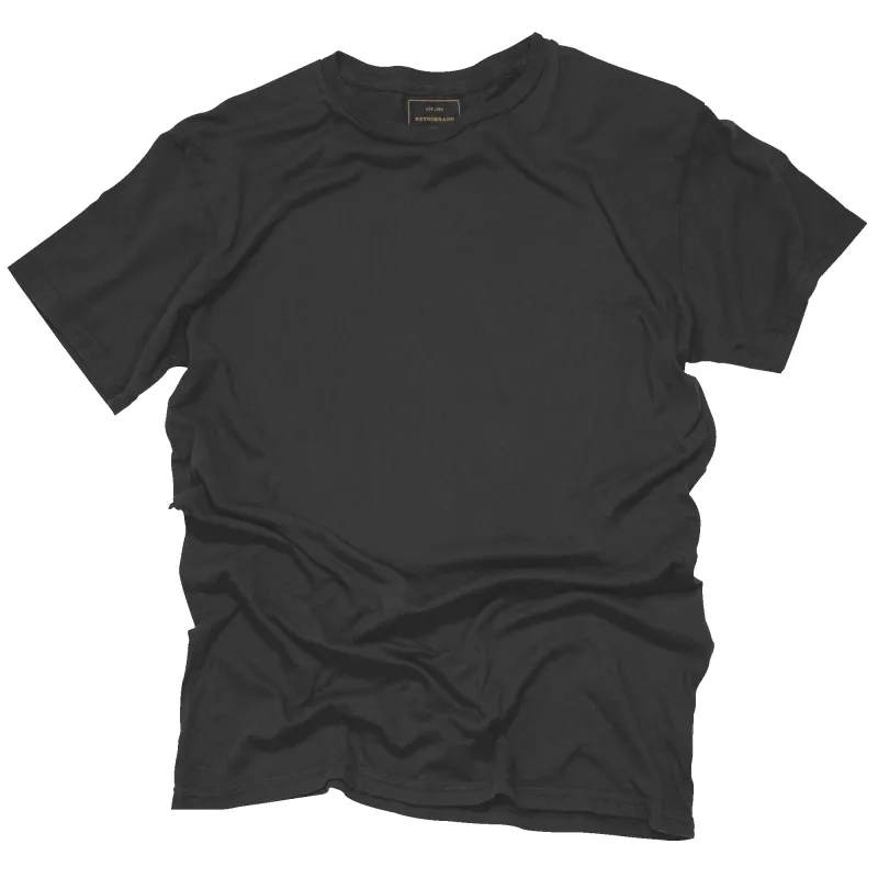 Black Label Premium Collection Blank Tee sold by Original Retro Brand
