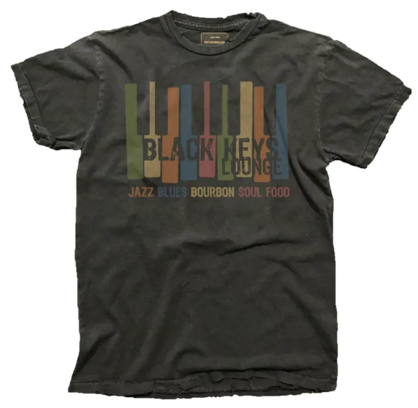 Black Keys Lounge Black Label Tee sold by Original Retro Brand