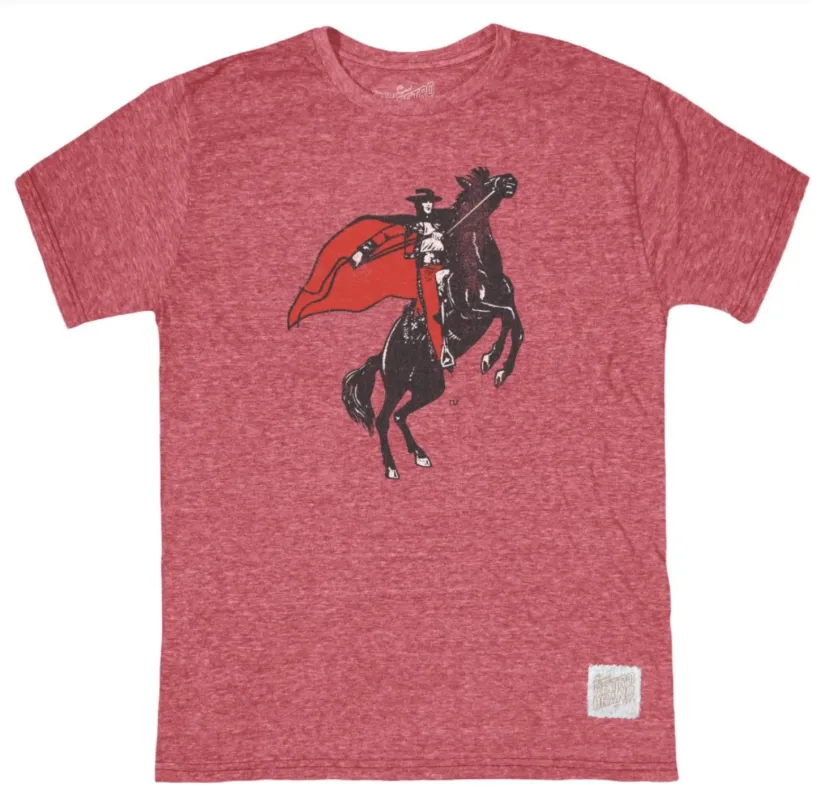Texas Tech Red Raiders Tri-Blend Tee made by Original Retro Brand