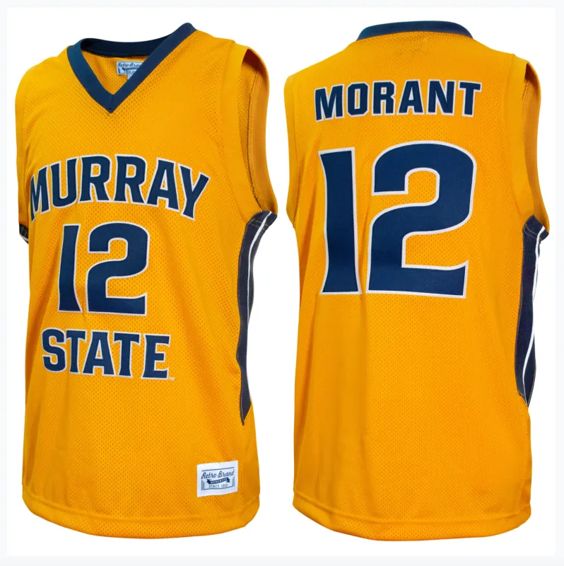 Murray State Racers Ja Morant Throwback Jersey made by Original Retro Brand