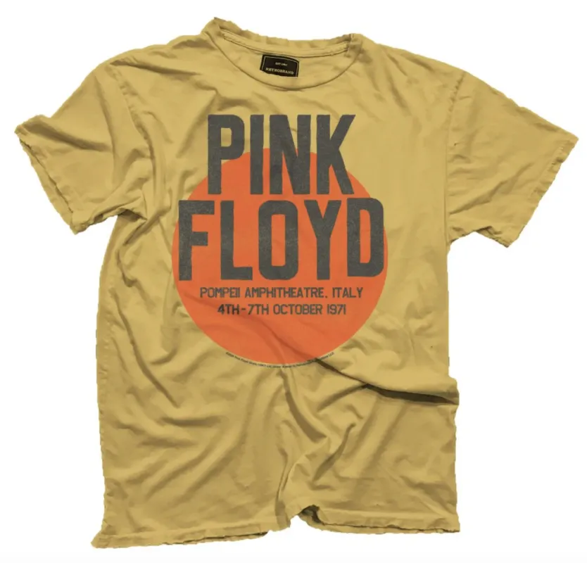 Pink Floyd Pompeii Black Label Tee sold by Original Retro Brand