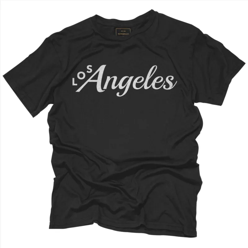 Los Angeles Black Label Tee sold by Original Retro Brand