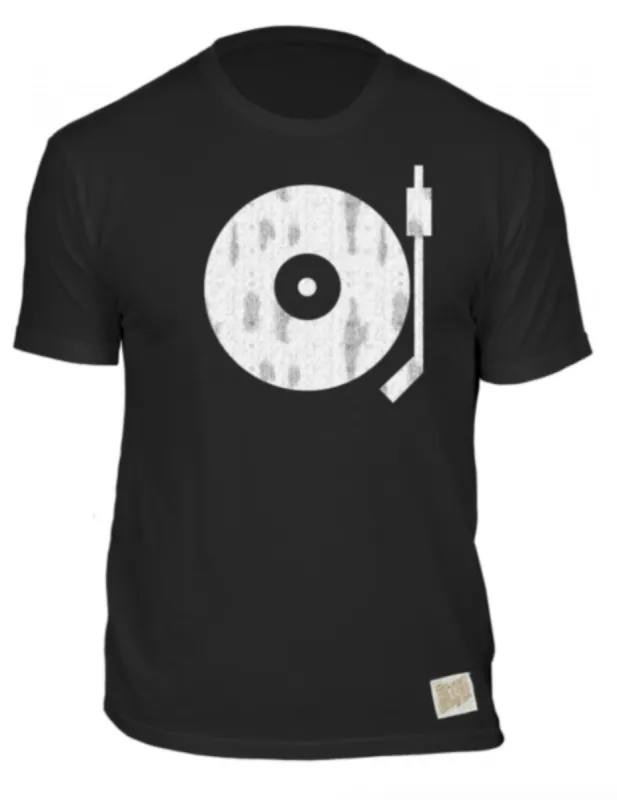 Retro Turntable 100% Cotton Tee made by Original Retro Brand