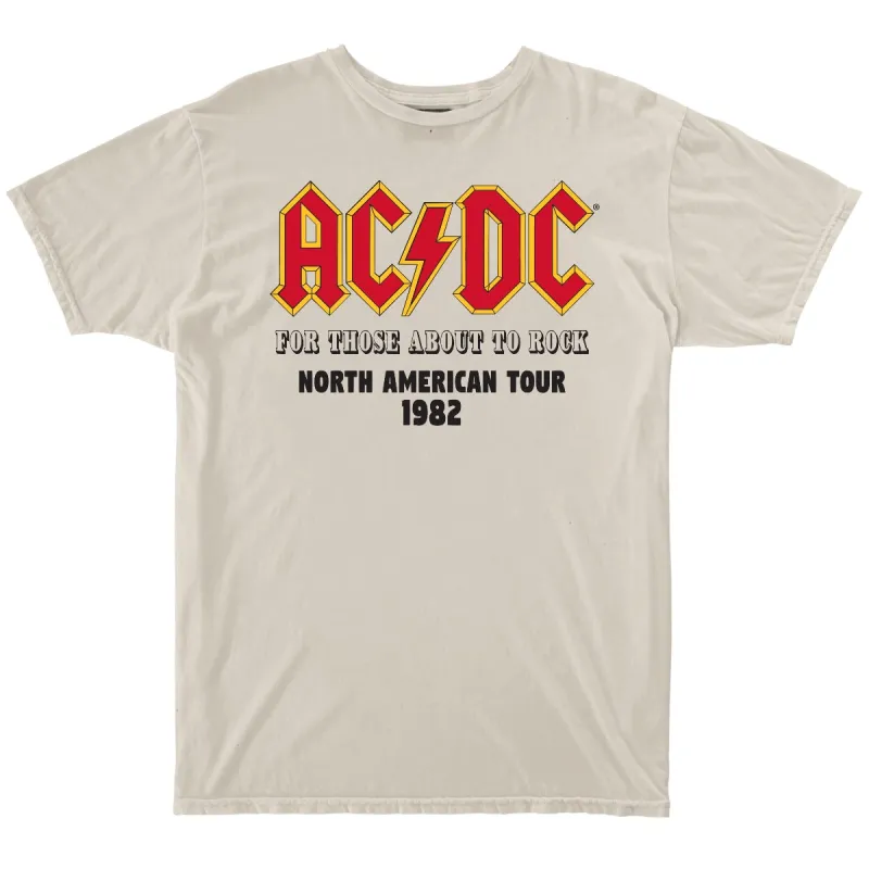 AC/DC North American Tour '82- Black Label Tee sold by Original Retro Brand
