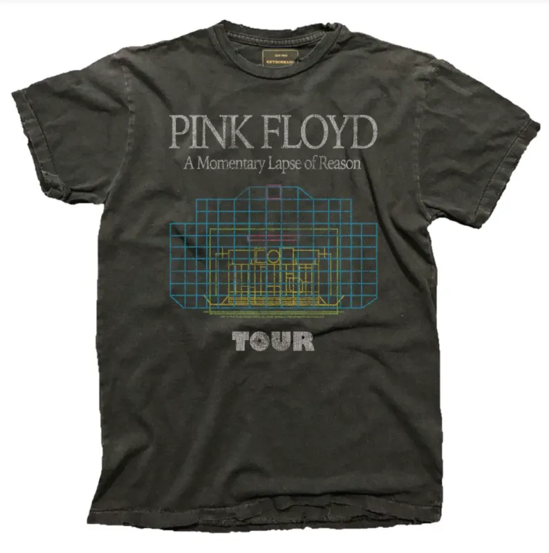 Pink Floyd "A Momentary Lapse of Reason Tour" Black Label Tee sold by Original Retro Brand