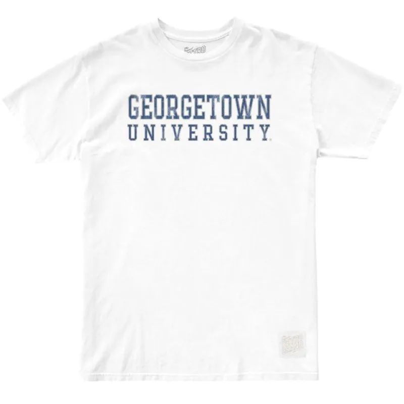 Georgetown Hoyas 100% Cotton Tee made by Original Retro Brand