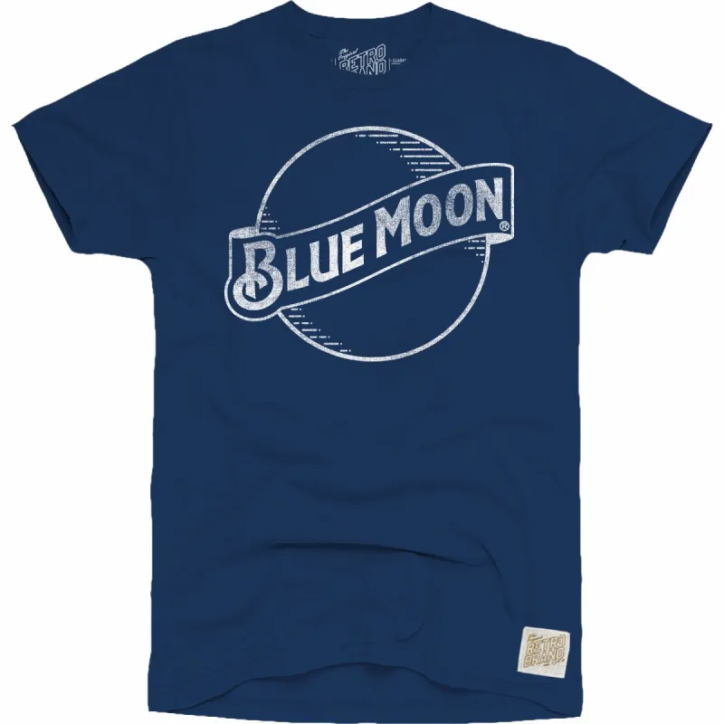 Blue Moon 100% Cotton Tee made by Original Retro Brand