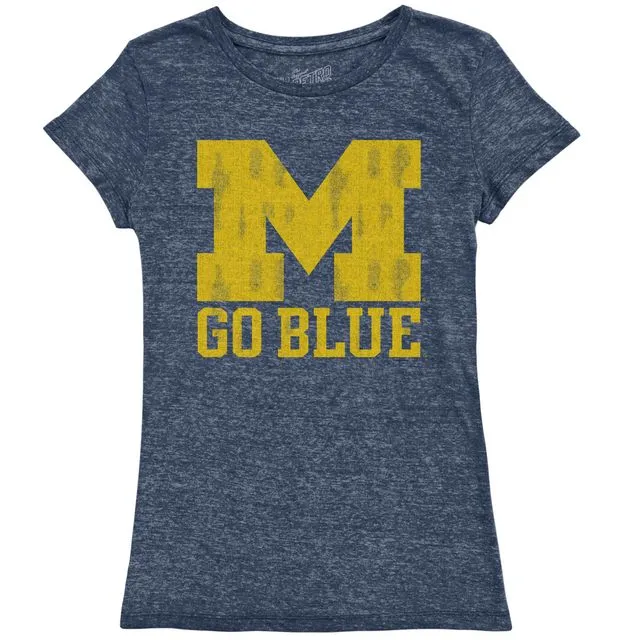 Michigan Wolverines Women's Short Sleeve Tri-Blend Tee sold by Original Retro Brand
