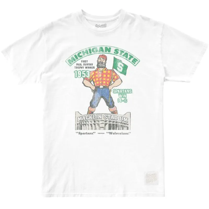 Michigan State Spartans 100% Cotton Tee sold by Original Retro Brand
