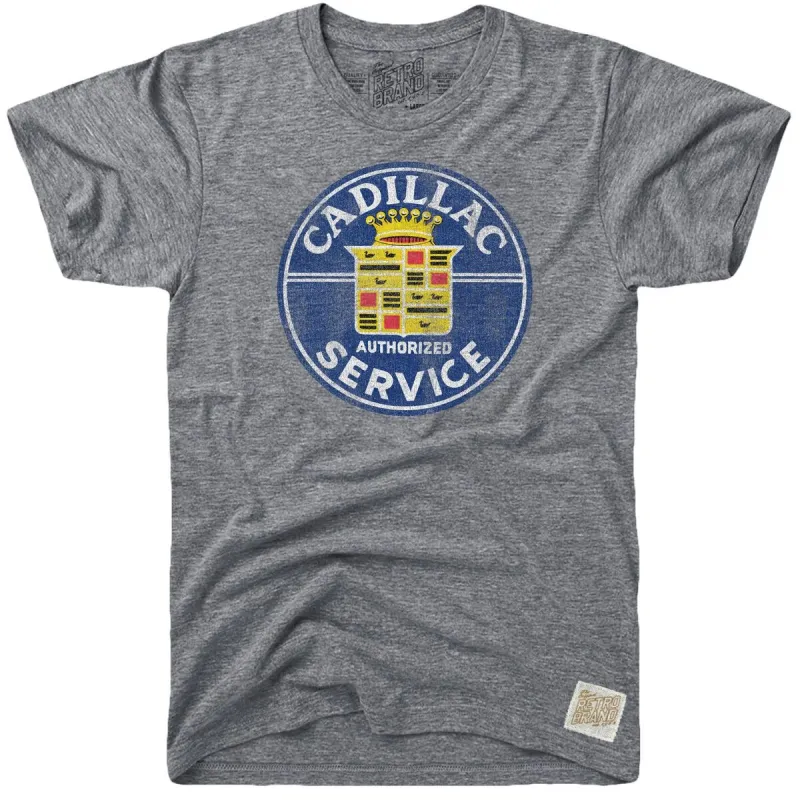 Cadillac Service Tri-Blend Tee made by Original Retro Brand