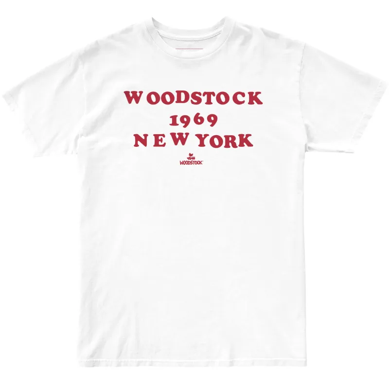 Woodstock 1969 NY 100% Cotton Tee sold by Original Retro Brand