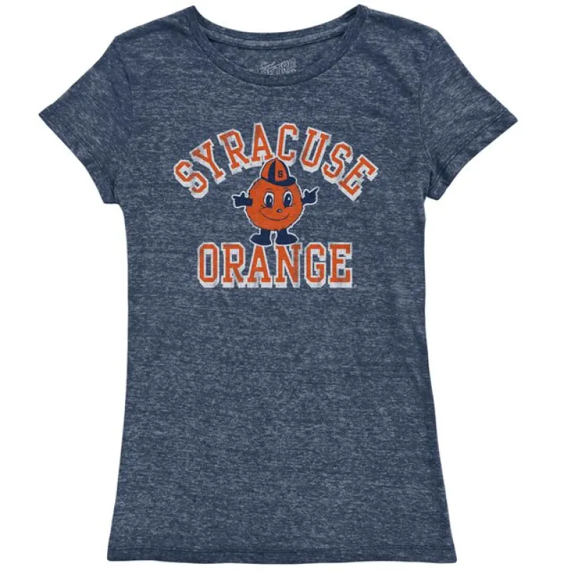 Syracuse Orange Women's Tri-blend crew tee sold by Original Retro Brand