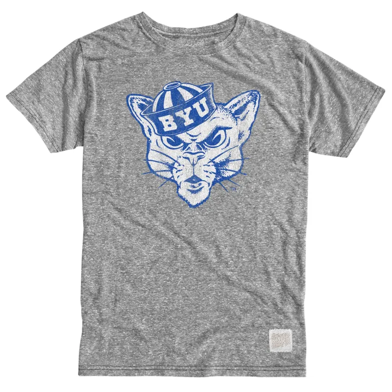 BYU Cougars Tri-Blend Tee sold by Original Retro Brand