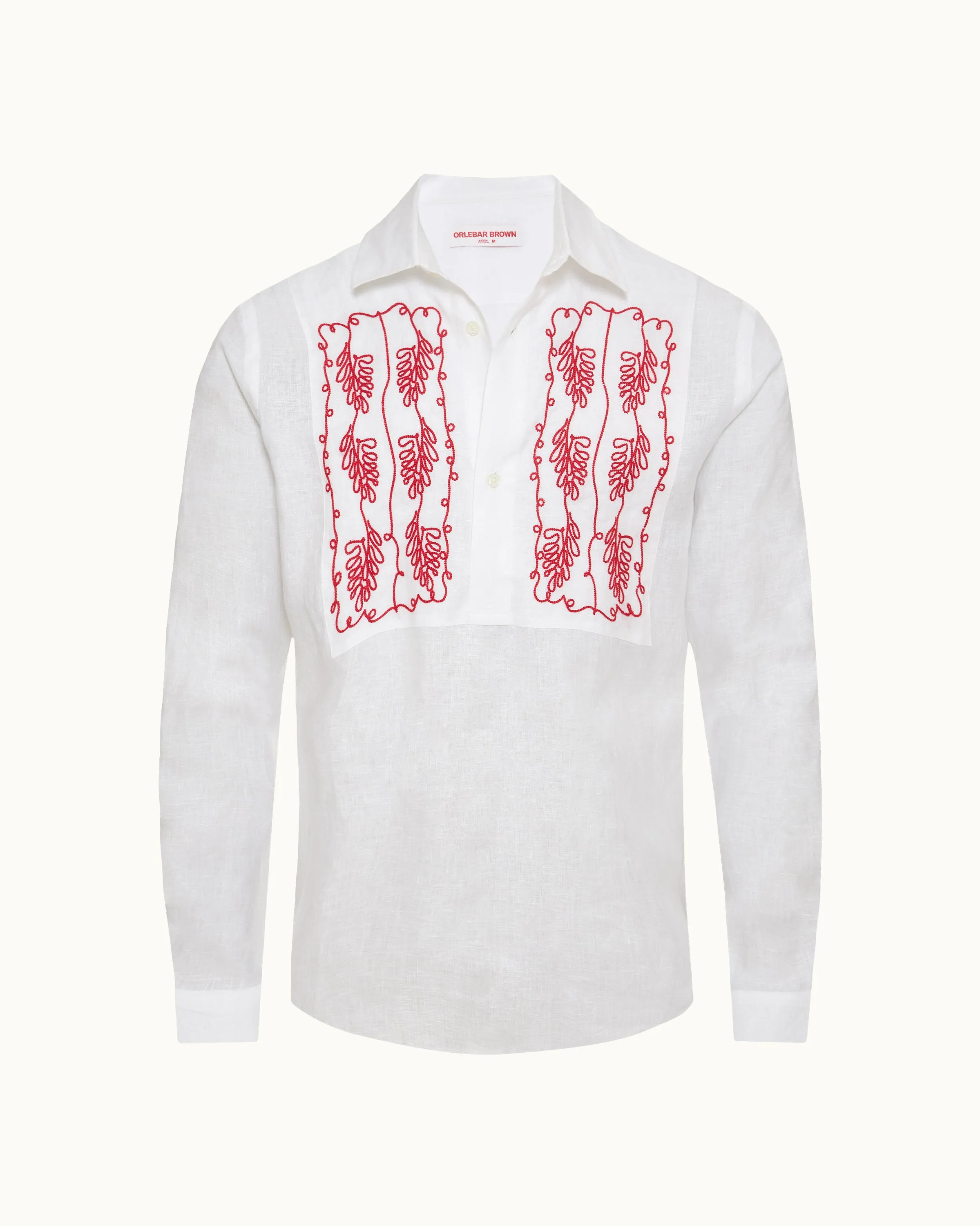 Ridley Linen Embroidery sold by Orlebar Brown