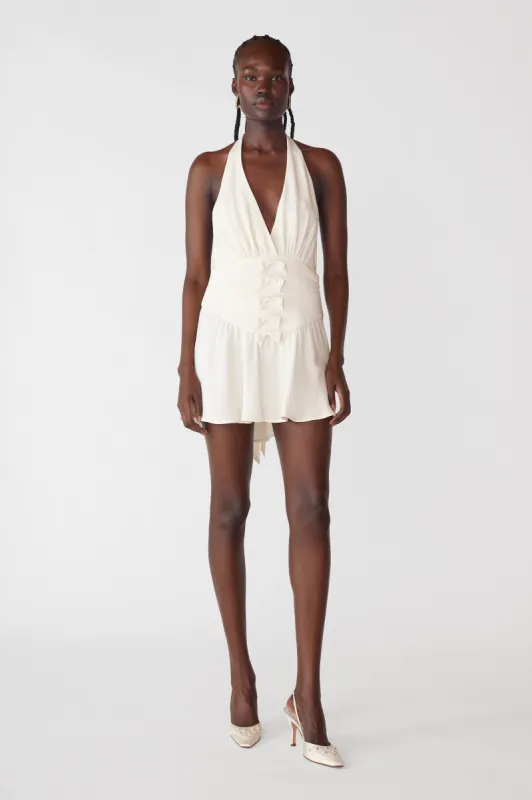 Halter Bow Mini Dress sold by Orseund Iris