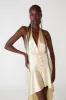 Halter Bow High Low Dress sold by Orseund Iris