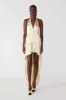 Halter Bow High Low Dress sold by Orseund Iris