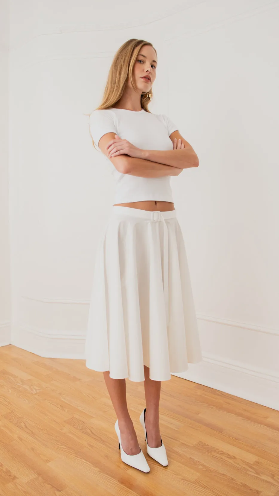 Daisy Belted Circle Skirt sold by Orseund Iris product image thumbnail 4