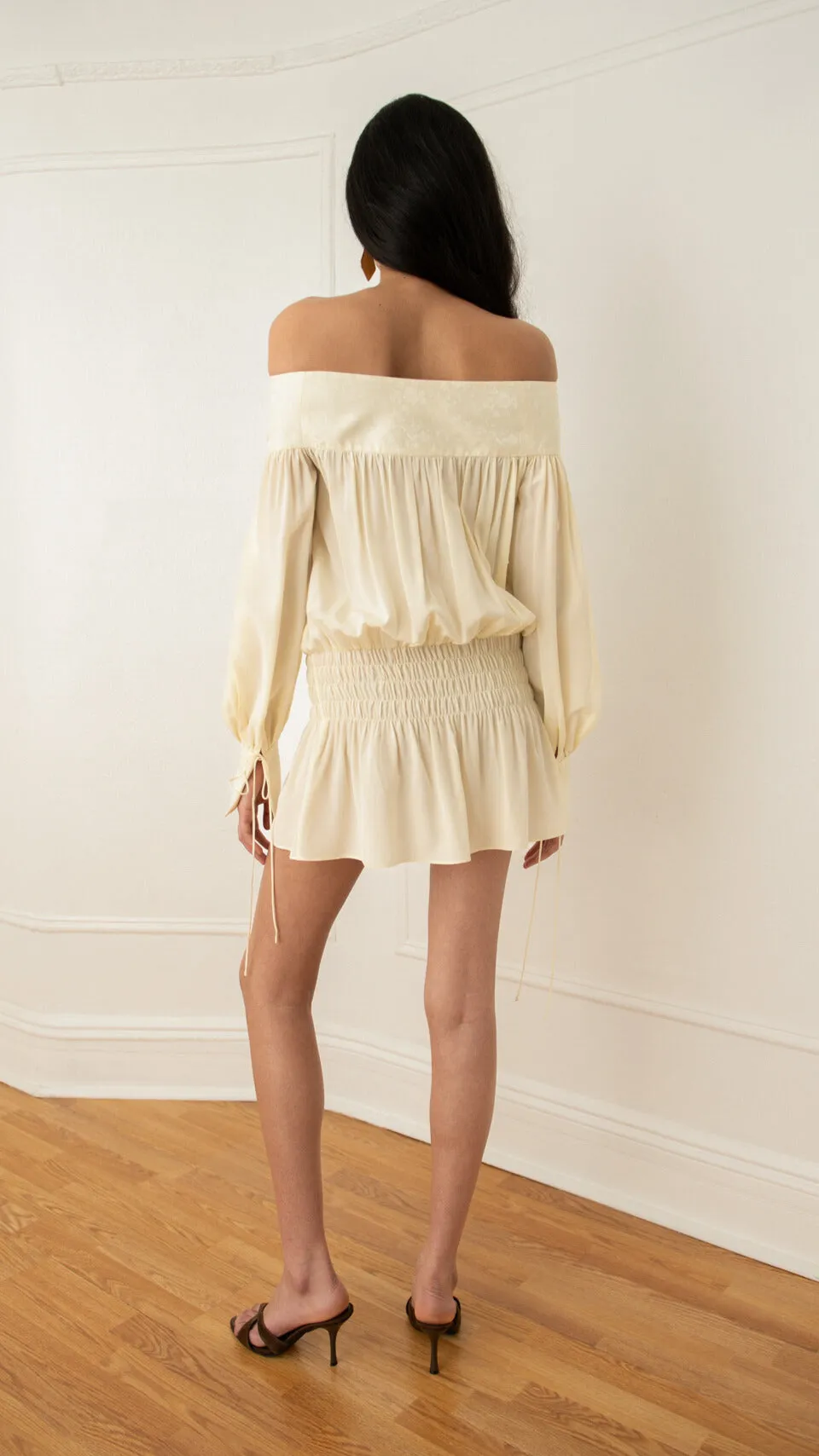 Enchanted Silk Poet Dress sold by Orseund Iris product image thumbnail 5