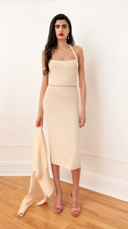 La Bohemia Knit Halter Dress sold by Orseund Iris
