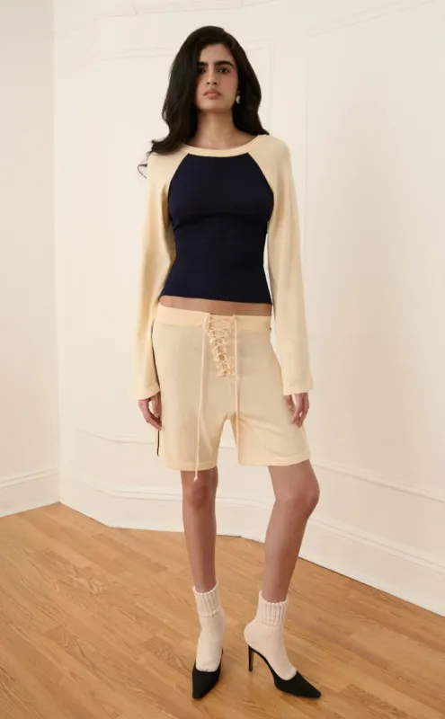 Off-Season Knitted Raglan Shirt sold by Orseund Iris