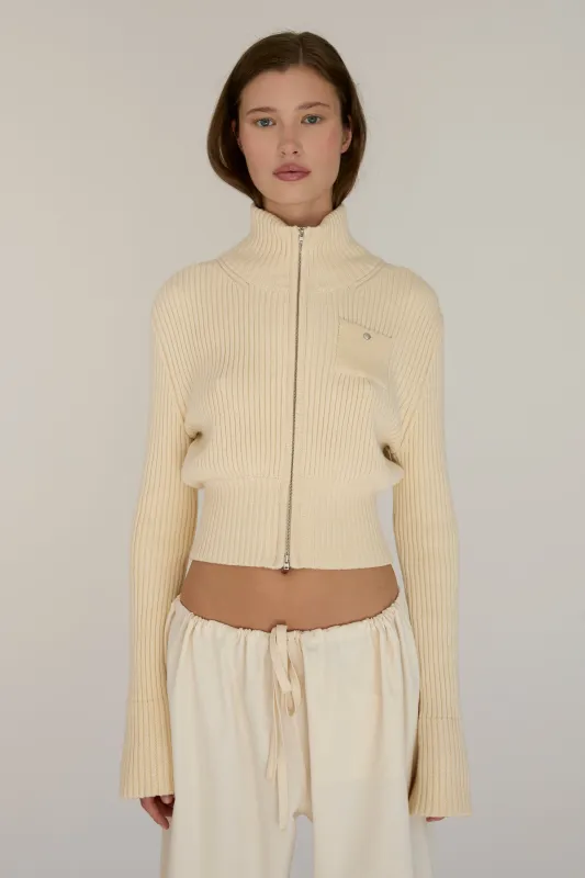 The Weekday Zip-Up sold by Orseund Iris