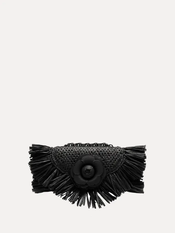 Raffia Fringe TRO Bag sold by Oscar de la Renta