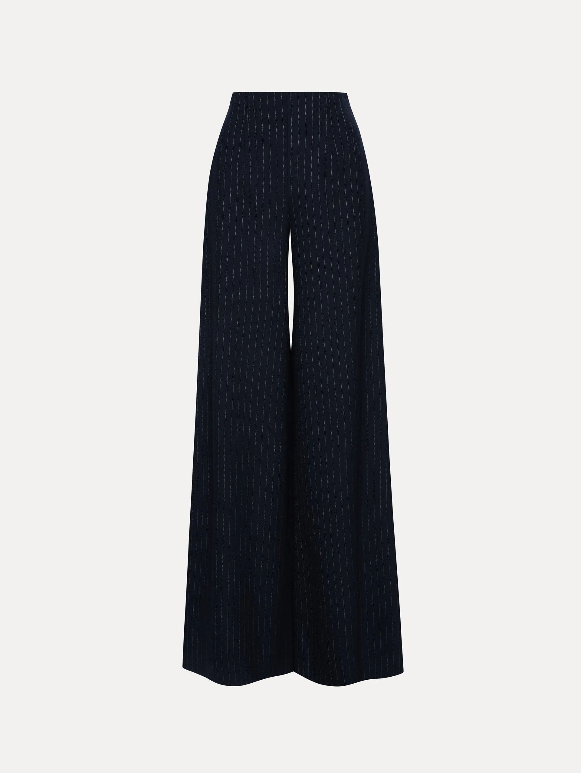 Pinstriped Wide Leg Pant sold by Oscar de la Renta