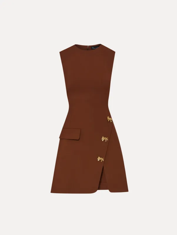 Bow Button Split Skirt Dress sold by Oscar de la Renta