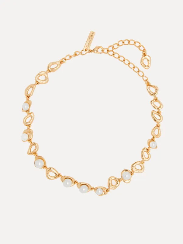 Abstract O Pearl Necklace sold by Oscar de la Renta
