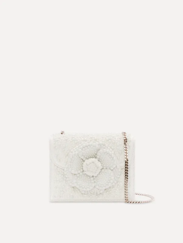 Pearl Embroidered Mini TRO Bag sold by Oscar de la Renta
