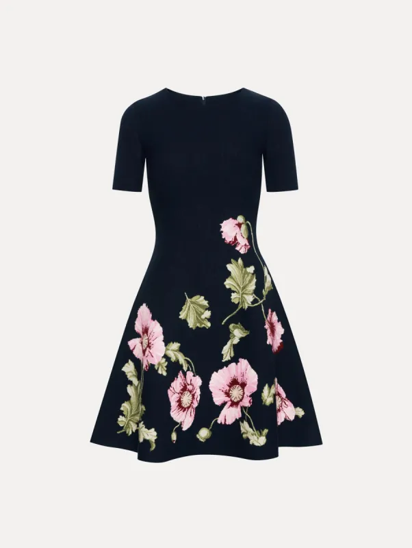 Poppy Jacquard Dress sold by Oscar de la Renta
