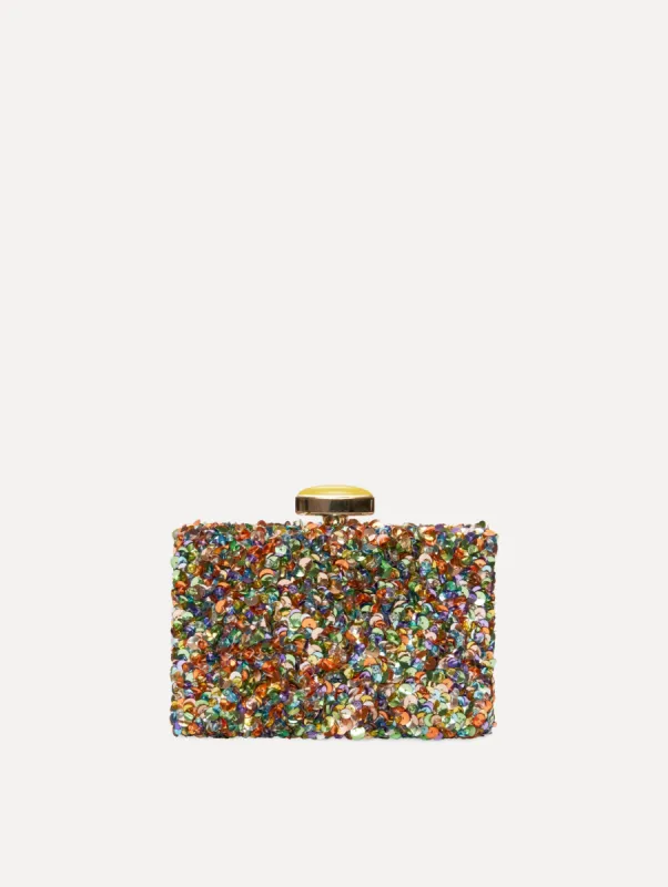 Confetti Sequin Embroidered Minaudière sold by Oscar de la Renta