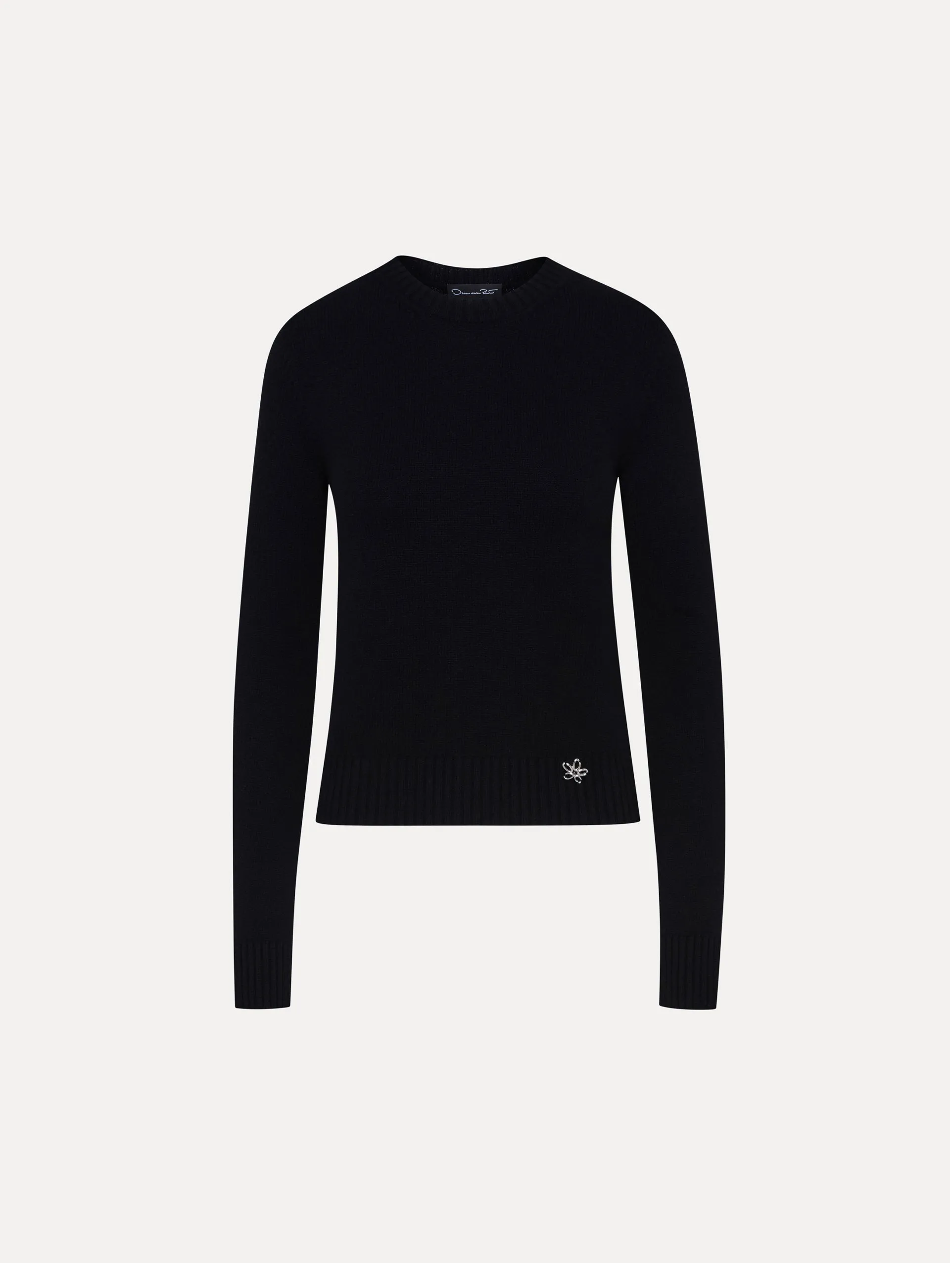 O Flower Cashmere Pullover sold by Oscar de la Renta