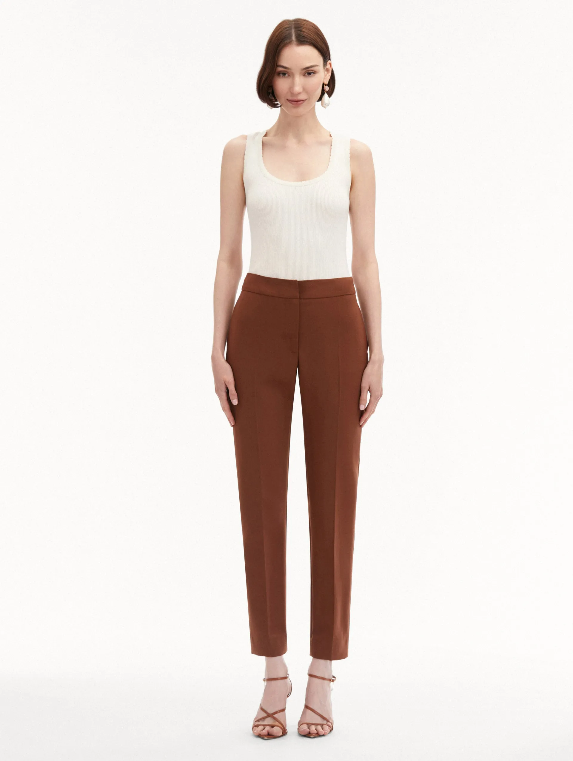 Zip-Front Skinny Pant sold by Oscar de la Renta product image thumbnail 2